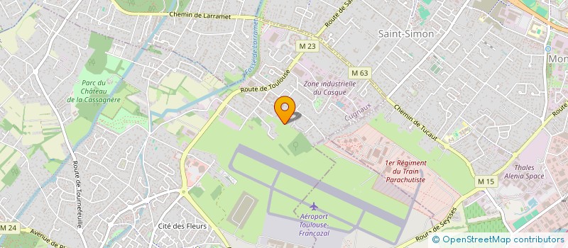 localisation de l'entreprise ECB REALISATIONS à CUGNAUX