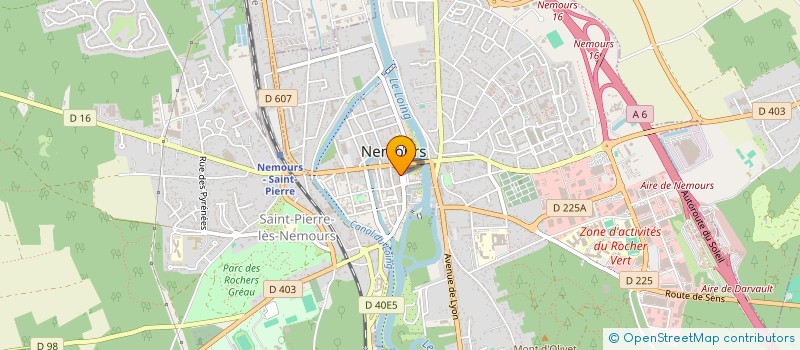 localisation de l'entreprise ECB SOCIETE D'EXPLOITATION DES ETABLISSEMENTS J GERVAIS  NEMOURS