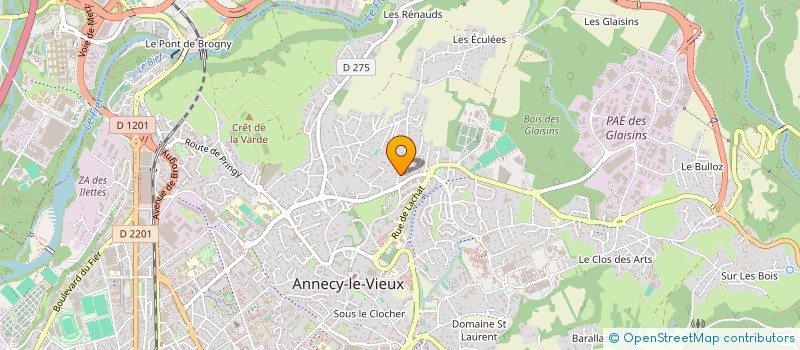 localisation de l'entreprise ECBARROT  ANNECY