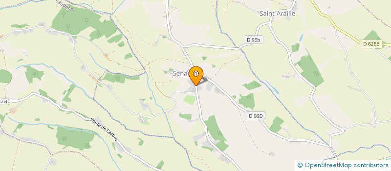 localisation de l'entreprise ECBC  SENARENS