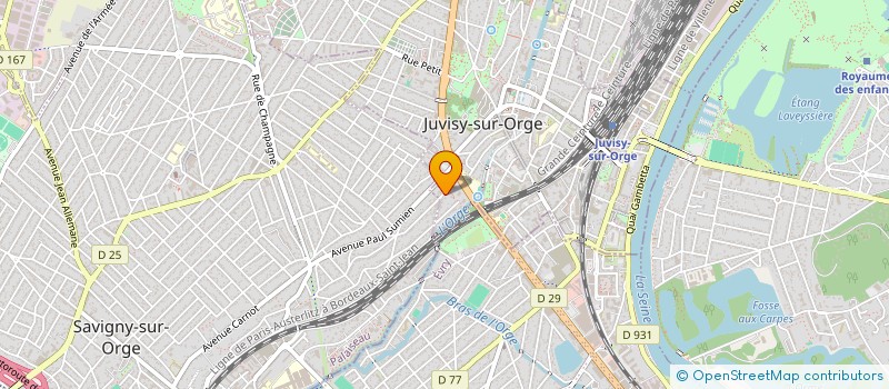 localisation de l'entreprise ECBC à JUVISY-SUR-ORGE