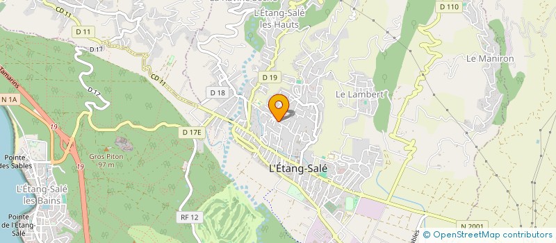 localisation de l'entreprise ECBG à L'ETANG-SALE