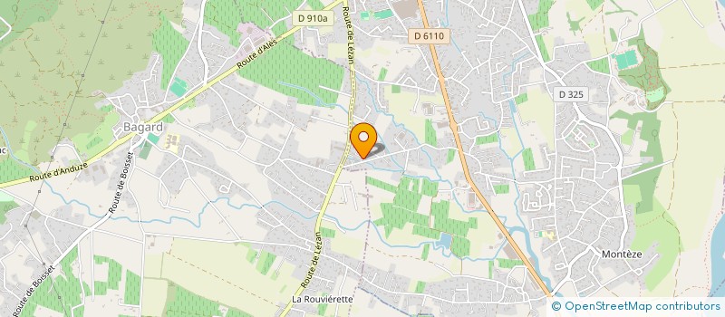 localisation de l'entreprise ECBI  ALES