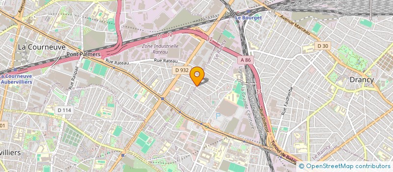 localisation de l'entreprise ECBR à DRANCY