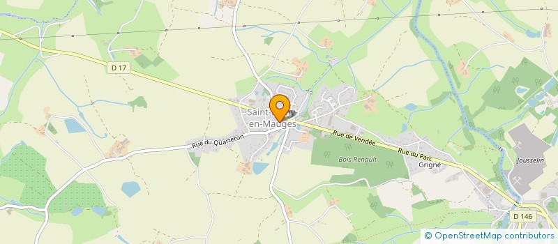 localisation de l'entreprise ECBR  MAUGES-SUR-LOIRE