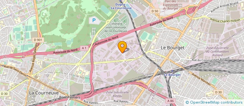 localisation de l'entreprise ECBR à SAINT-OUEN-SUR-SEINE