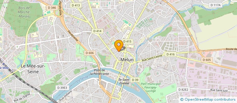 localisation de l'entreprise ECC à MELUN