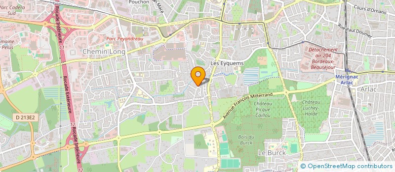 localisation de l'entreprise ECC  MERIGNAC