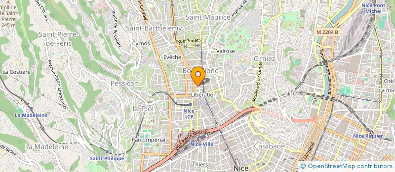 localisation de l'entreprise ECC AVOCAT  NICE