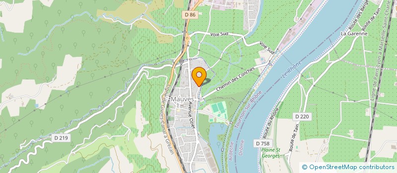 localisation de l'entreprise ECC CONFORT  MAUVES