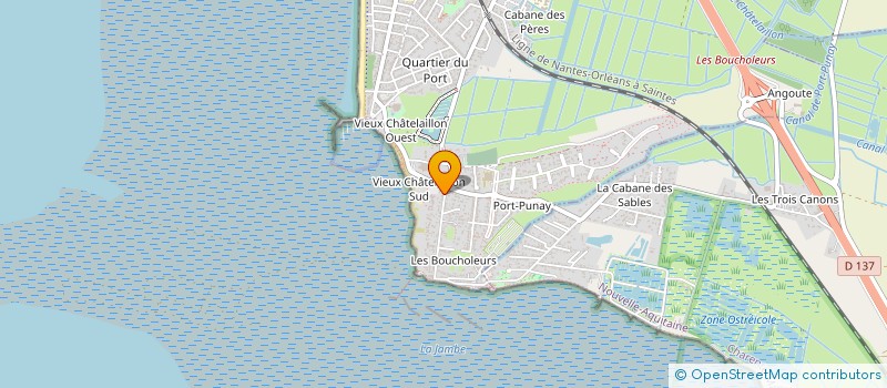 localisation de l'entreprise ECC EXPERTS-COMPTABLES CONSEILS à CHATELAILLON-PLAGE