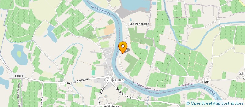 localisation de l'entreprise ECC LA PROPHETIE  LAMOTHE-MONTRAVEL