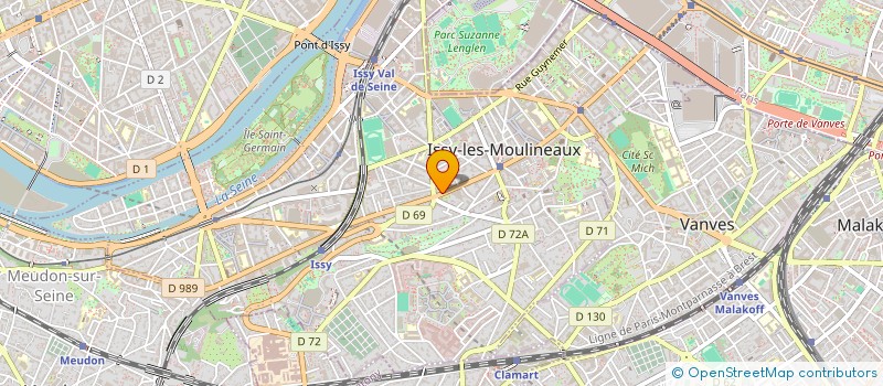 localisation de l'entreprise ECC RENOVATION à ISSY-LES-MOULINEAUX