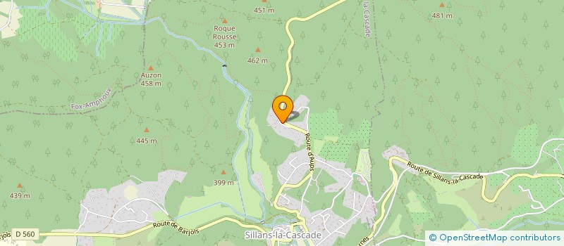 localisation de l'entreprise ECCARD  SILLANS-LA-CASCADE