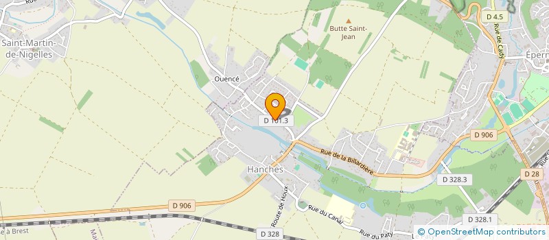 localisation de l'entreprise ECCCHATEAUGEOLE à HANCHES