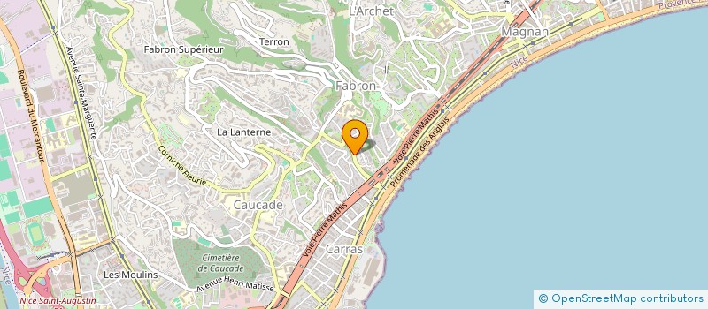 localisation de l'entreprise ECCD à NICE