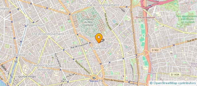 localisation de l'entreprise ECCE GUSTO  PARIS