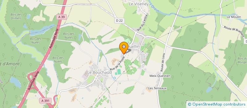 localisation de l'entreprise ECCE39 IMMO  BERSAILLIN