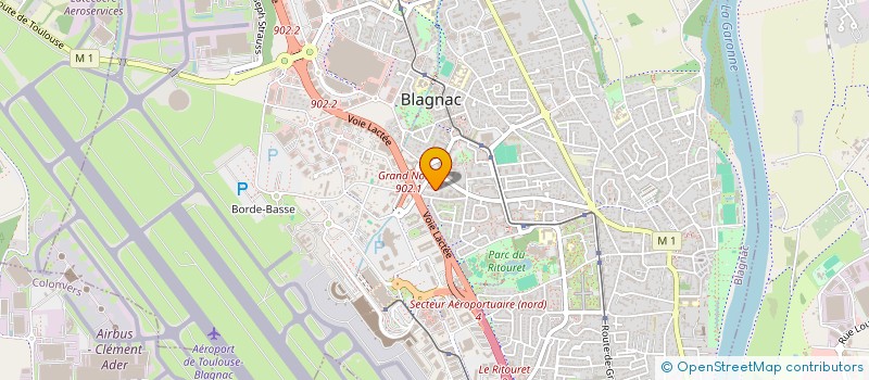 localisation de l'entreprise ECCENTIVE FORMATION à BLAGNAC