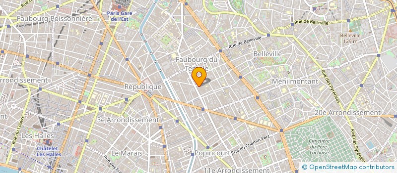 localisation de l'entreprise ECCEP à PARIS