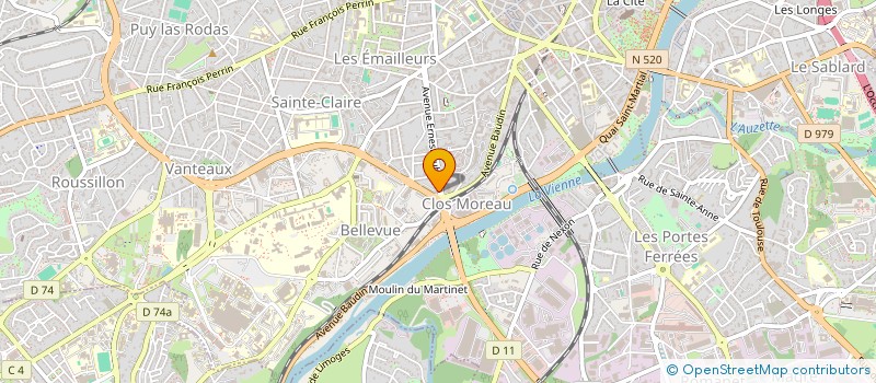 localisation de l'entreprise ECCHER REALISATON à LIMOGES
