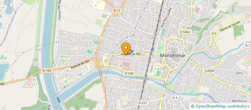 localisation de l'entreprise ECCI  LYON