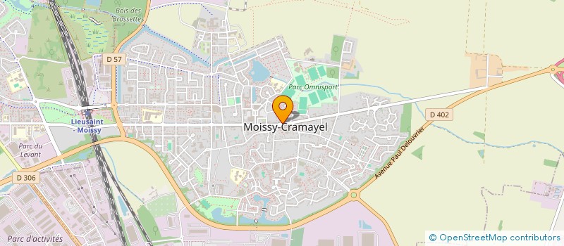 localisation de l'entreprise ECCICA IMMO SARL à MOISSY-CRAMAYEL