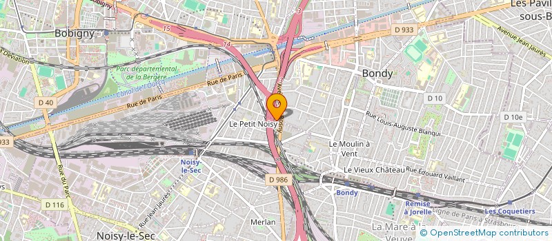 localisation de l'entreprise ECCLE à NOISY-LE-SEC