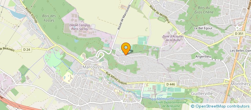 localisation de l'entreprise ECCM AUDIT  MARCOUSSIS