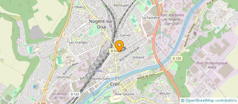 localisation de l'entreprise ECCO AUTO SERVICES  NOGENT-SUR-OISE