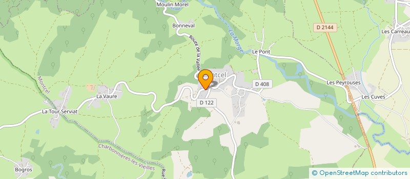 localisation de l'entreprise ECCO EOLE  MONTCEL