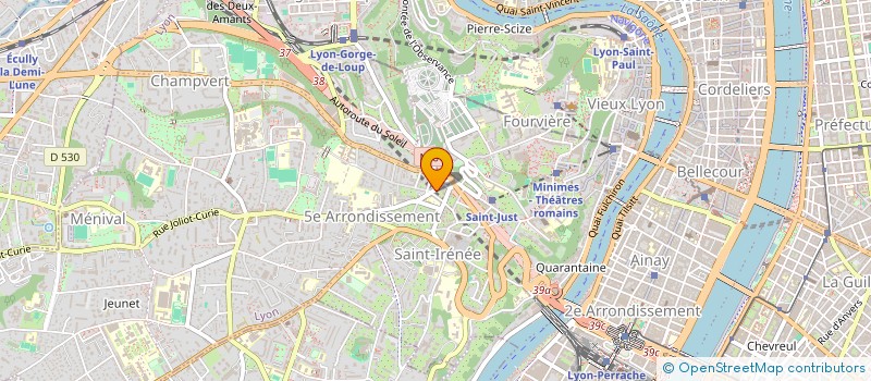 localisation de l'entreprise ECCO QUA  LYON