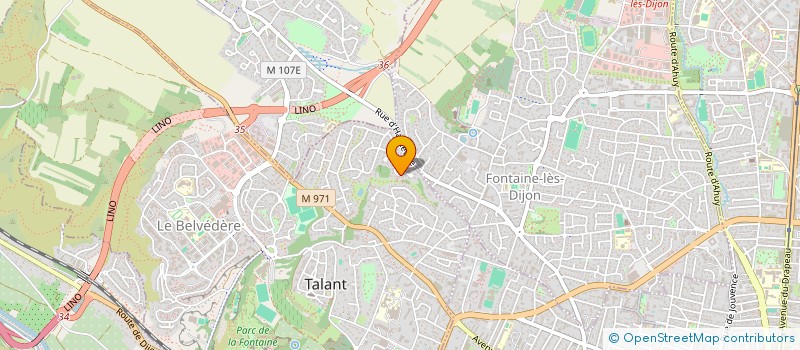 localisation de l'entreprise ECCO TRANSPORTS TRANSFORMATION à TALANT