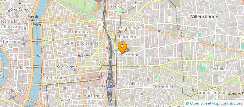 localisation de l'entreprise ECCODI ASSOCIATION à LYON