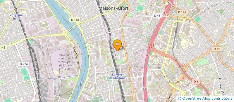 localisation de l'entreprise ECCOMOD  MAISONS-ALFORT