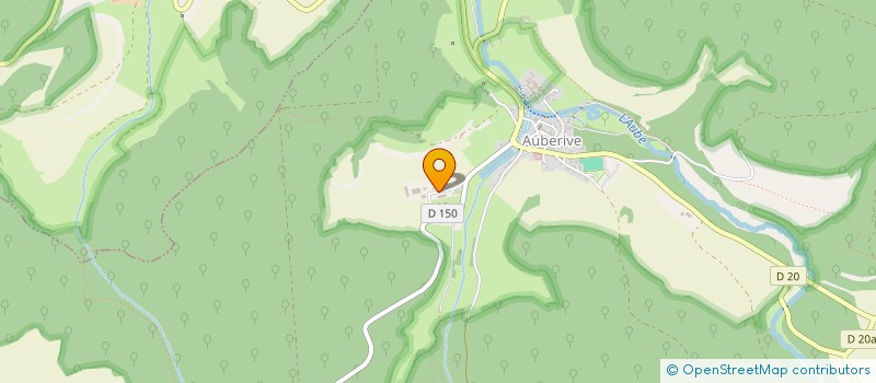 localisation de l'entreprise ECCORE à AUBERIVE