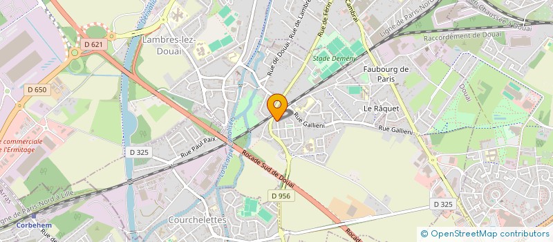 localisation de l'entreprise ECCOTECH GENIE-CIVIL  LAMBRES-LEZ-DOUAI