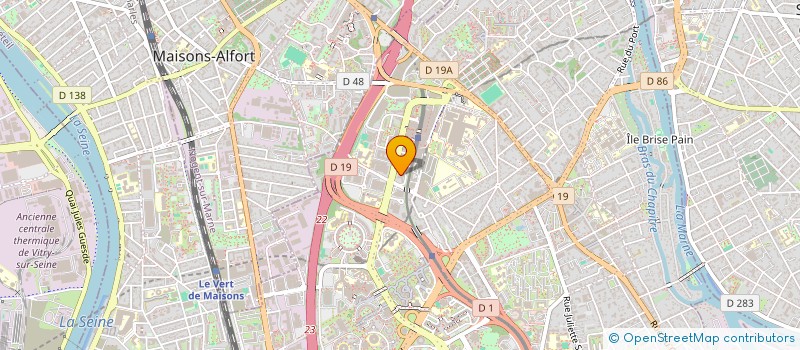 localisation de l'entreprise ECCPM  CRETEIL