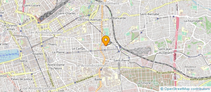 localisation de l'entreprise ECCR ETUD CONCEPTES CONSEILS REALISTIONS à MARSEILLE