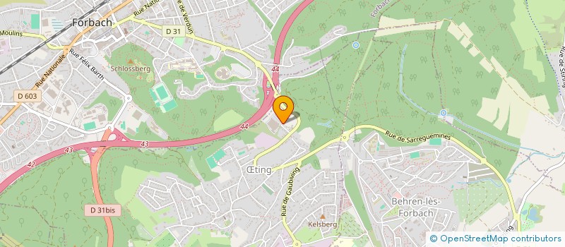 localisation de l'entreprise ECCS  TING