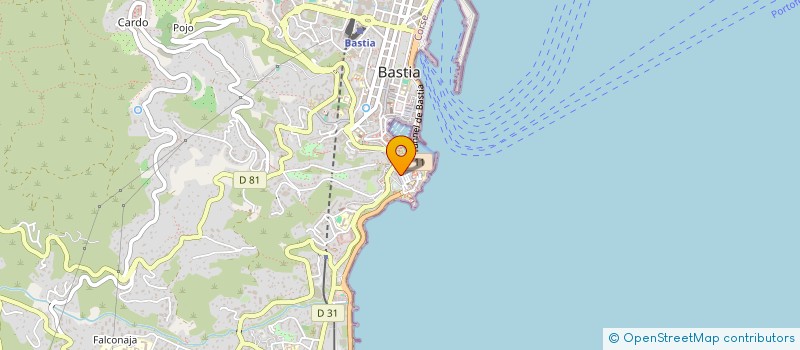 localisation de l'entreprise ECCU à BASTIA