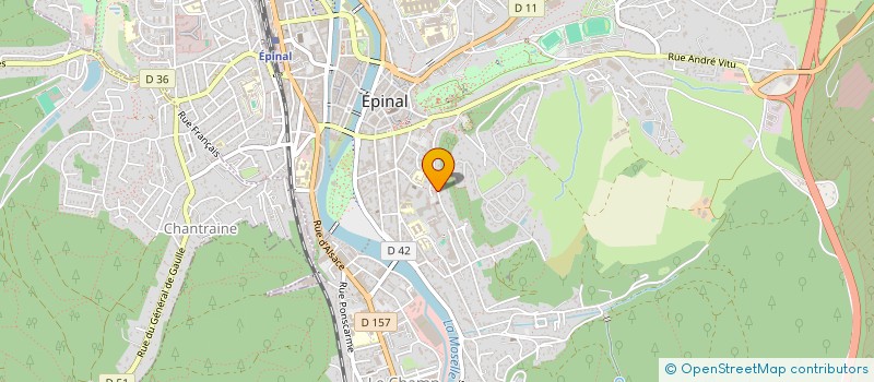 localisation de l'entreprise ECCWOD  EPINAL