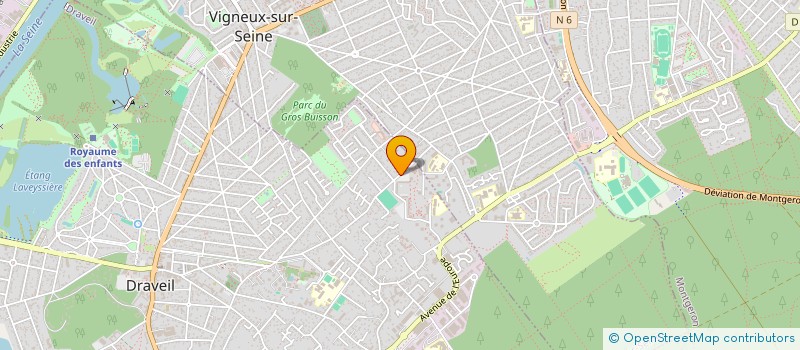localisation de l'entreprise ECD PRO à DRAVEIL
