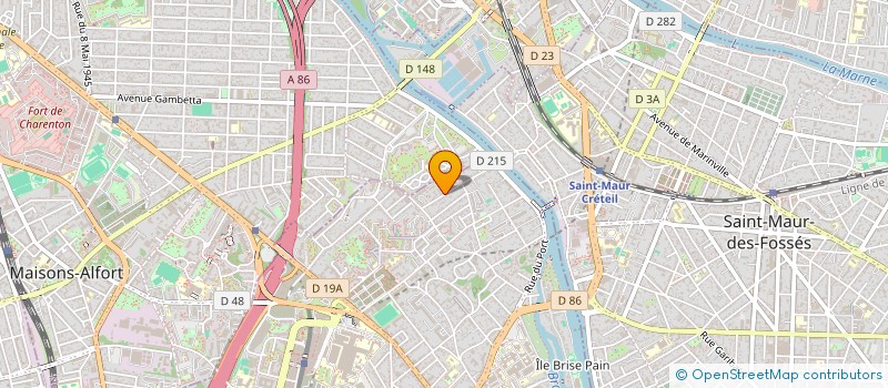 localisation de l'entreprise ECDT 45 à CRETEIL