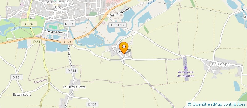 localisation de l'entreprise ECE 28 à COURVILLE-SUR-EURE