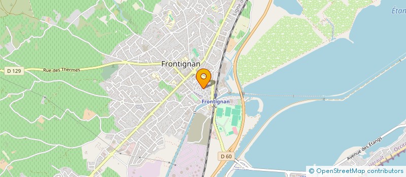 localisation de l'entreprise ECE à FRONTIGNAN