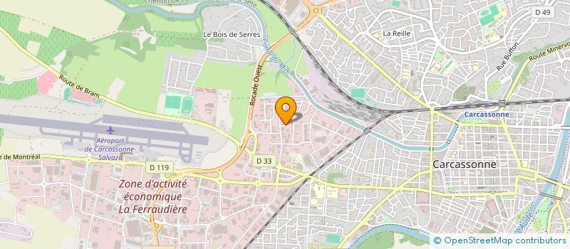 localisation de l'entreprise ECE  CARCASSONNE