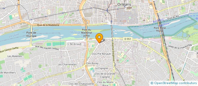 localisation de l'entreprise ECECO à ORLEANS