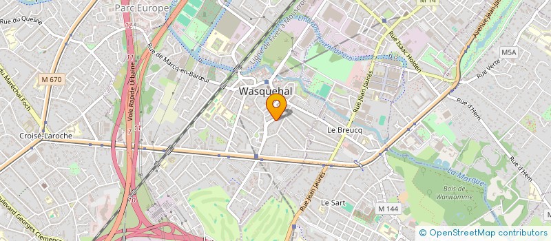 localisation de l'entreprise ECEL  WASQUEHAL