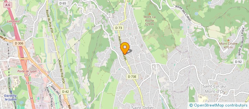 localisation de l'entreprise ECELINE  SAINT-DIDIER-AU-MONT-D'OR